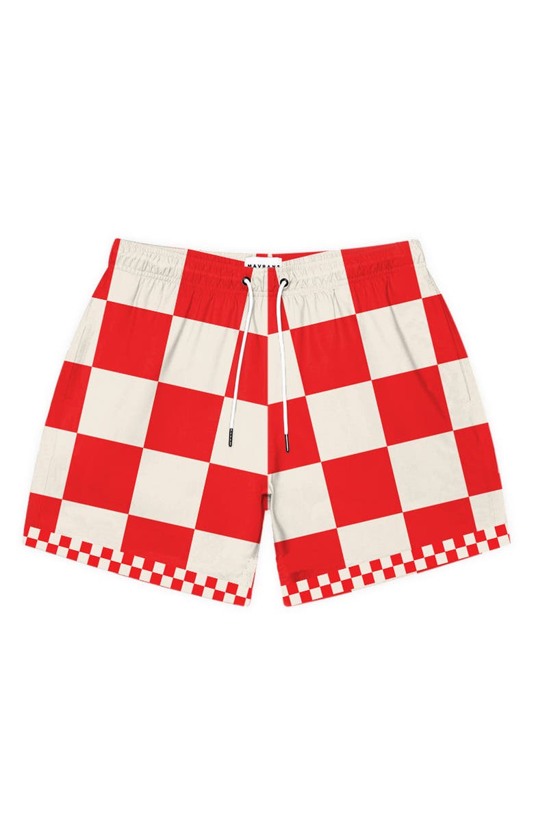 MAVRANS Victory Lap Waterproof Swim Trunks, Main, color,