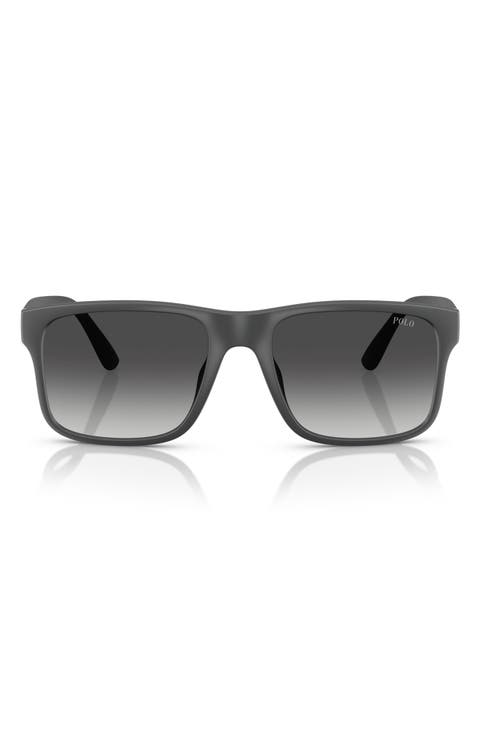 57mm Rectangular Sunglasses