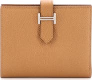 Pre-Owned Hermes Bearn Wallet Epsom Compact