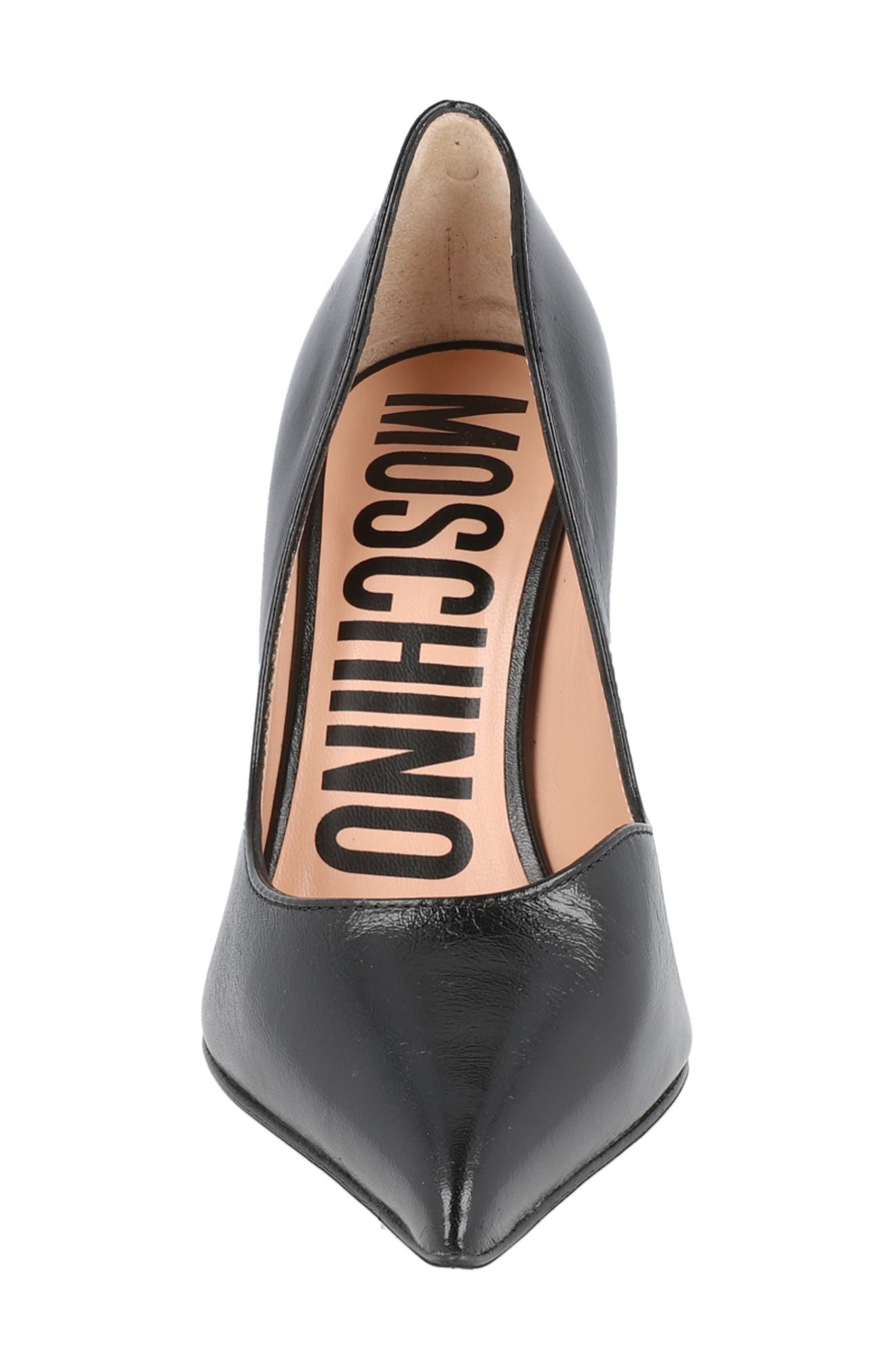 Moschino Metal Heel Pump, Alternate, color, 