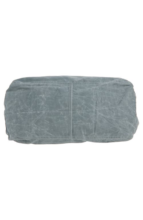 Sc103 Cocoon Sac Waxed Cotton Shoulder Bag In White