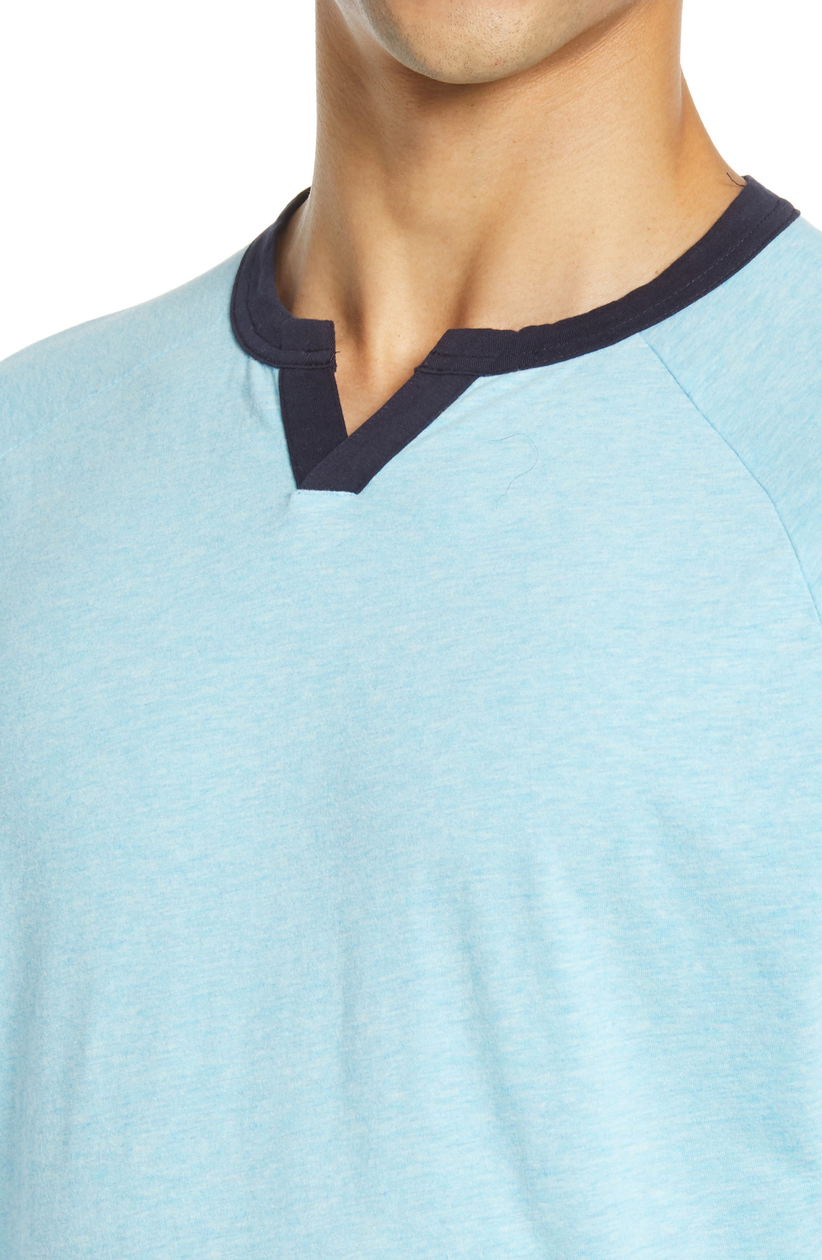 Good Man Brand Varsity V-Notch Long Sleeve Men's T-Shirt (Men ...