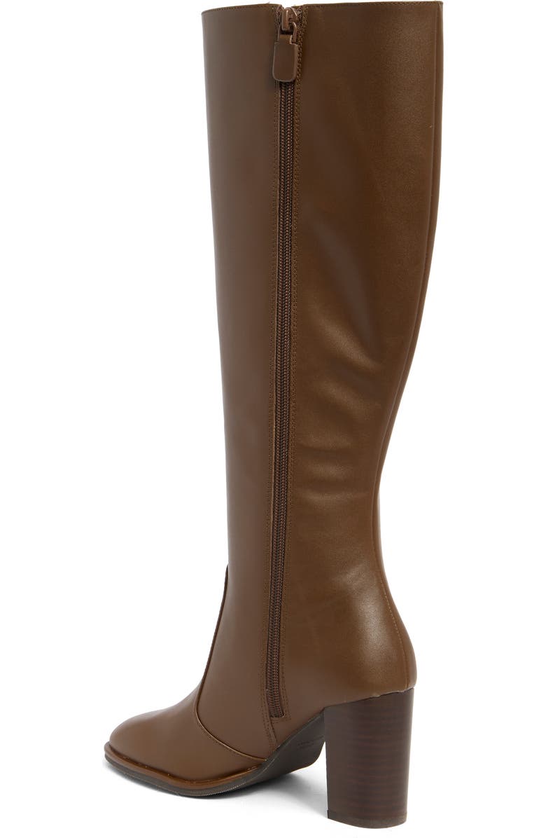 Stuart Weitzman Ryland Tall Leather Boot, Alternate, color, Espresso/ Dark Brown