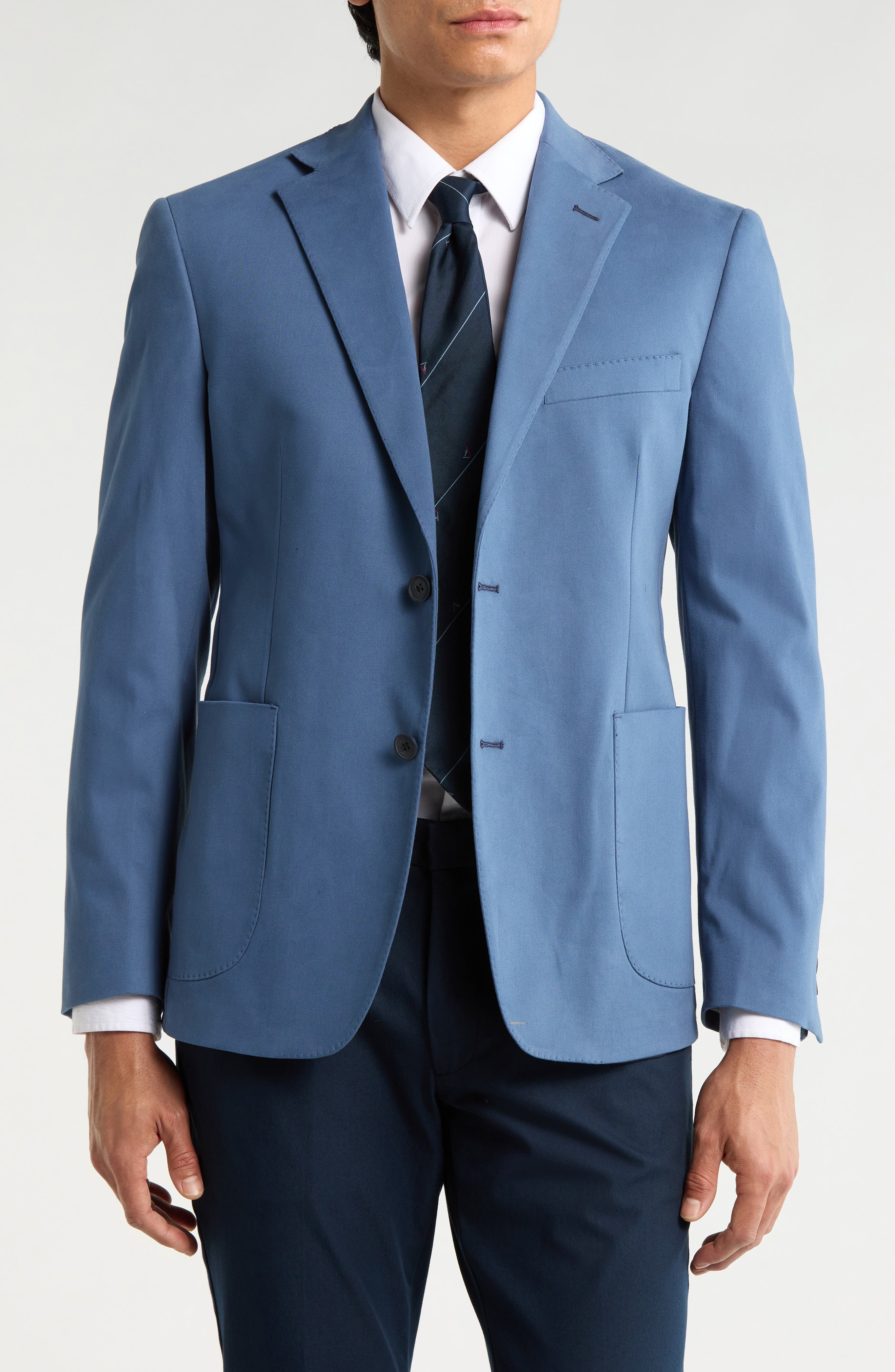 JB Britches Two-Button Stretch Cotton Sport Coat