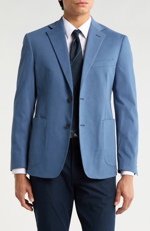 Two-Button Stretch Cotton Sport Coat
