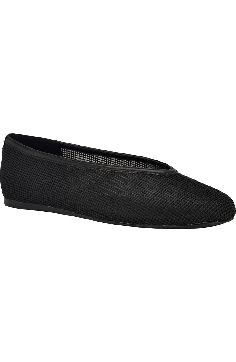 Calvin Klein Zinya Flat, Main, color, Black Mesh