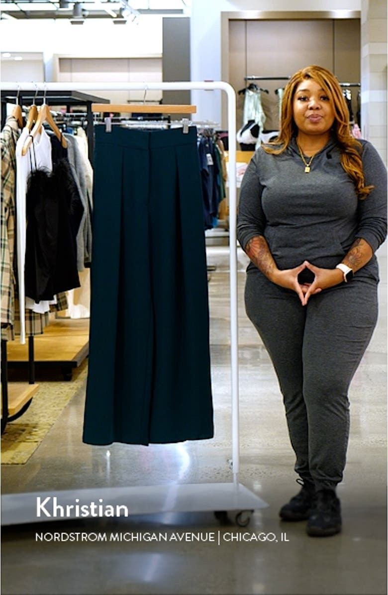 Pleat Front Wide Leg Pants, sales video thumbnail