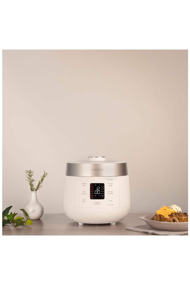 6-Cup Twin Pressure Rice Cooker, Alternate, color, WHITE