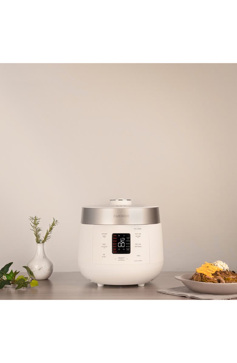 Cuckoo 6-Cup Twin Pressure Rice Cooker, Alternate, color, White
