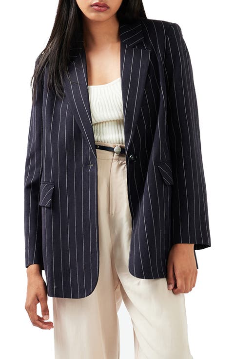 Love & Mercy Oversize Pinstripe Blazer