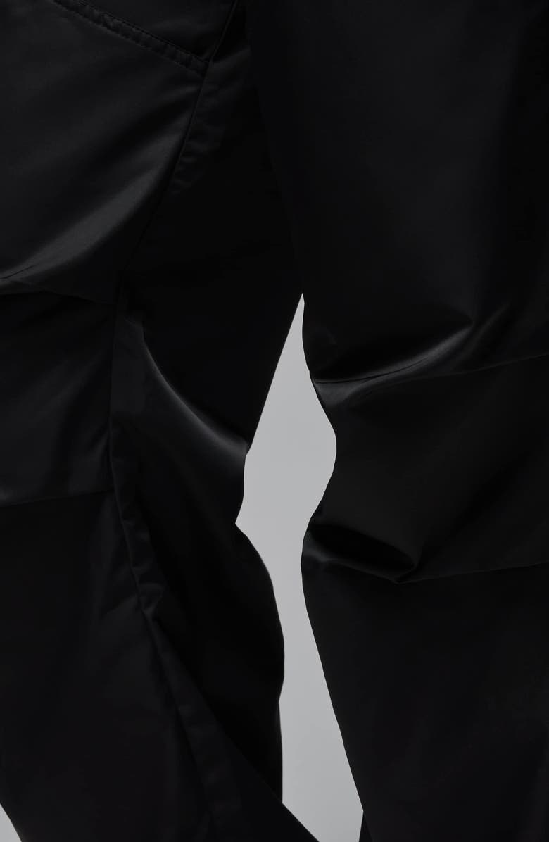 Jordan Brooklyn Water Repellent Pants, Alternate, color, Black/ White