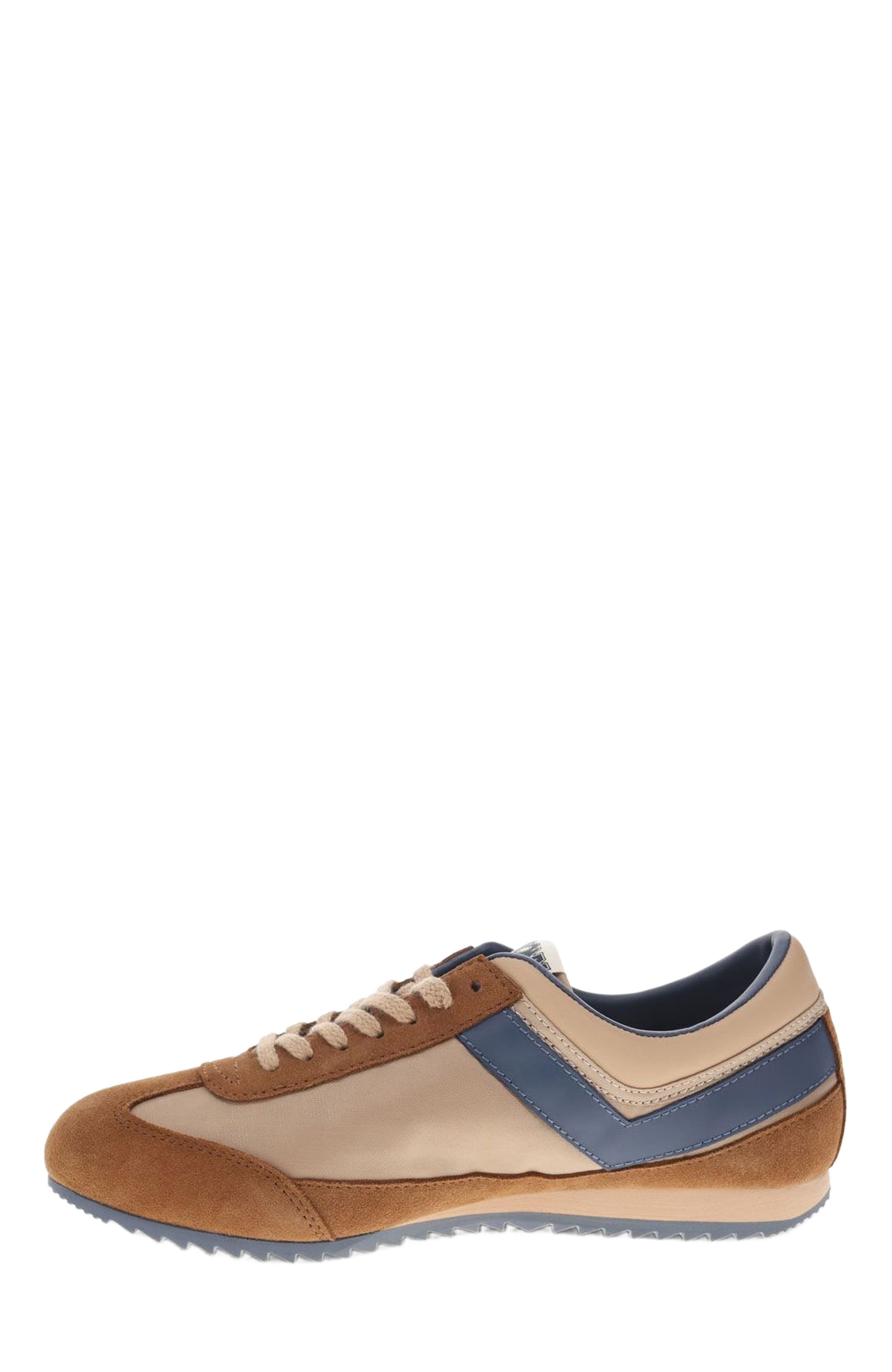 PONY Racer Sneakers, Alternate, color, Tan/Brown/Blue