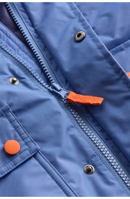 Mini Boden Kids' 4-in-1 Waterproof Jacket In Blue