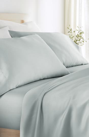 Homespun Set Of 2 Pillowcases In Blue