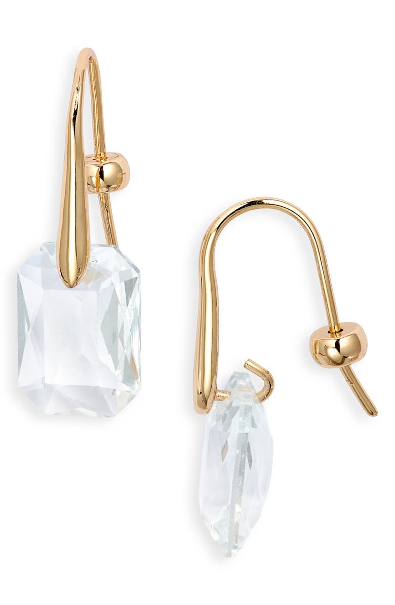 Nordstrom Floating Octagon Crystal Drop Earrings, Main, color,