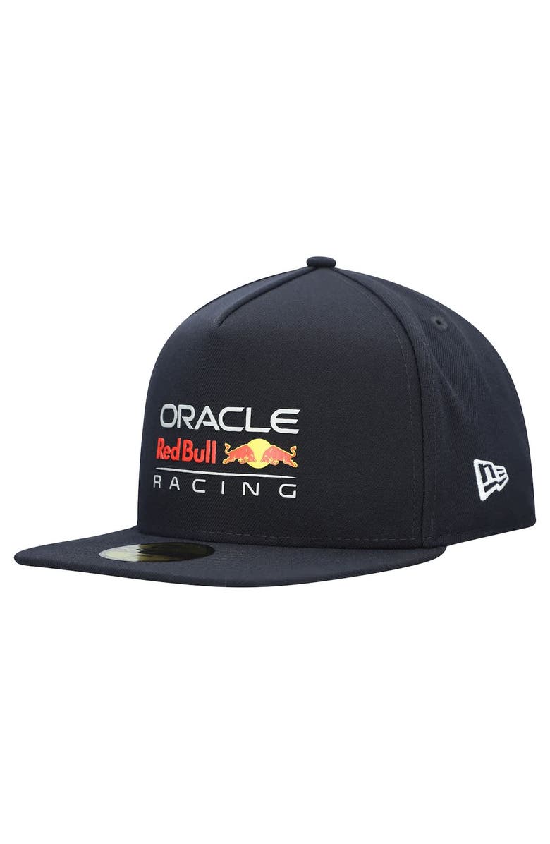 New Era Men's New Era Navy Red Bull Racing A-Frame 59FIFTY Fitted Hat, Alternate, color,