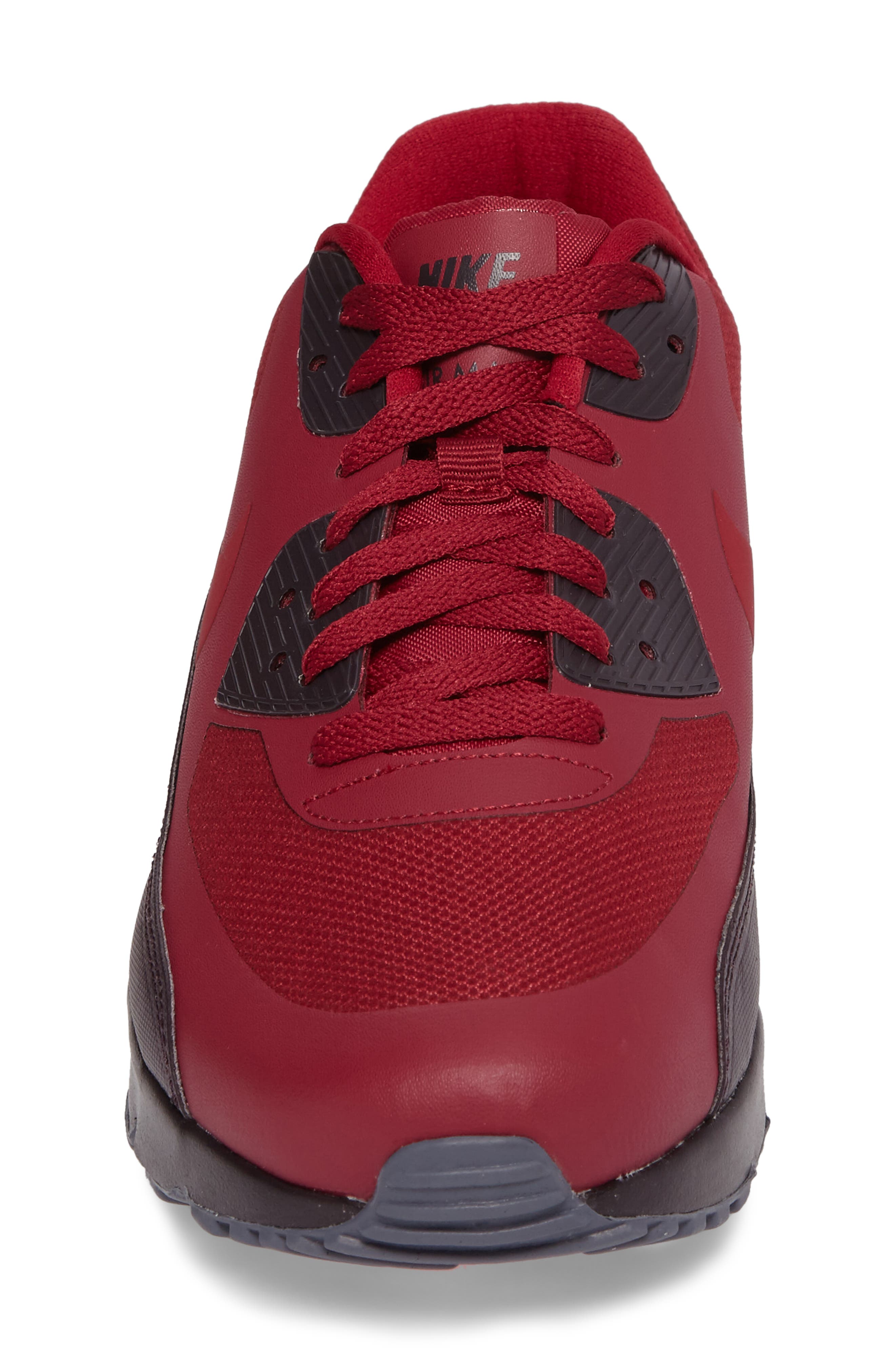Air Max 90 Ultra 2.0 Essential Sneaker, Alternate, color, NOBLE RED/PORT WINE/SOLAR RED