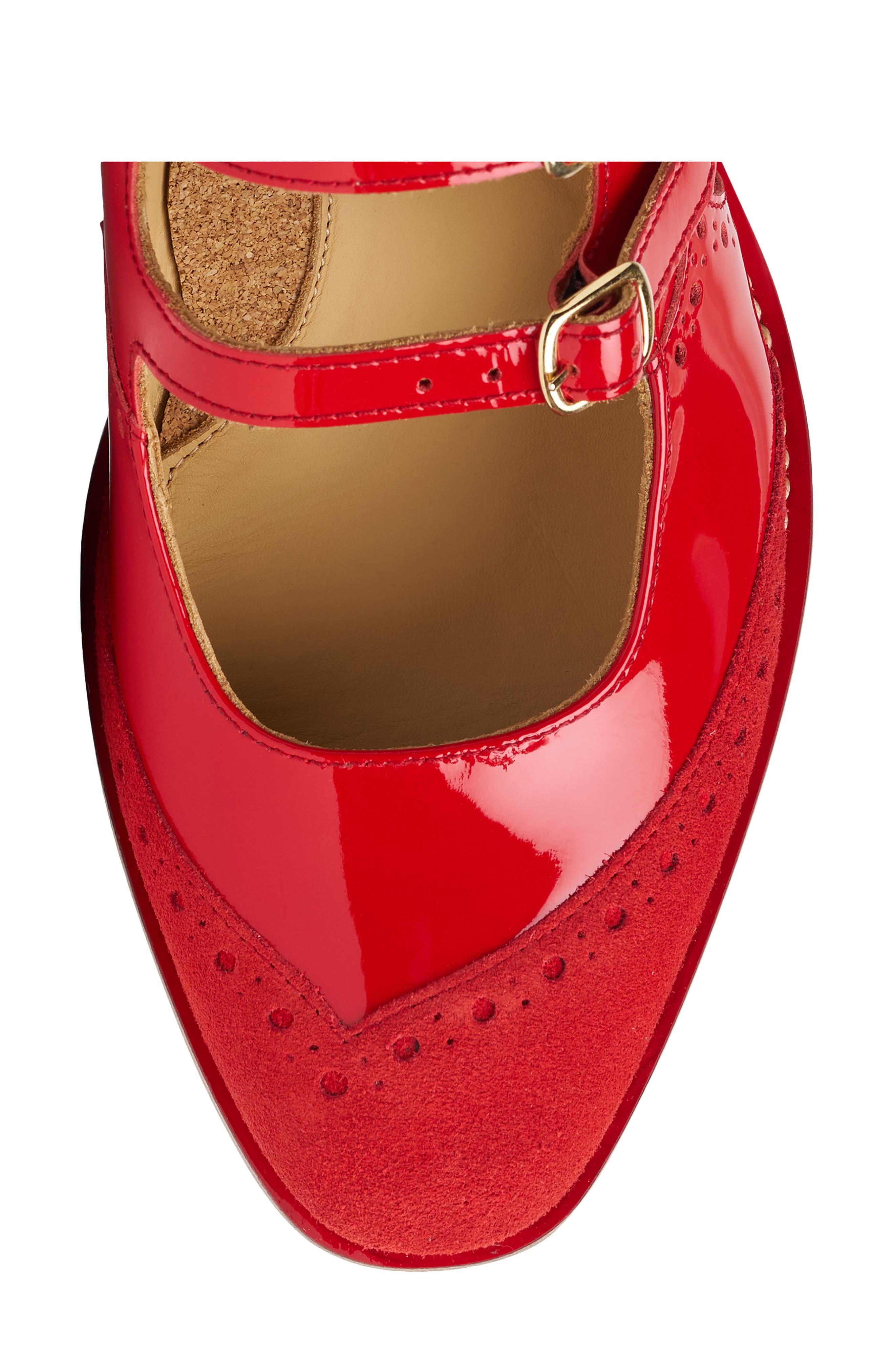 THE OFFICE OF US Miss Amelie Mary Jane Pump, Alternate, color, Chili Pepper