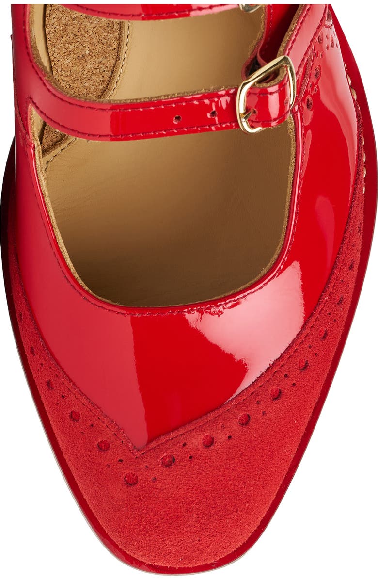 THE OFFICE OF US Miss Amelie Mary Jane Pump, Alternate, color, Chili Pepper