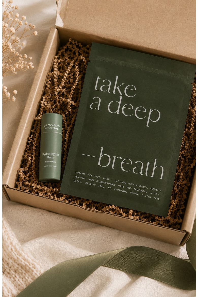 Take a Deep Breath Self-Care Gift Set, Alternate, color, None