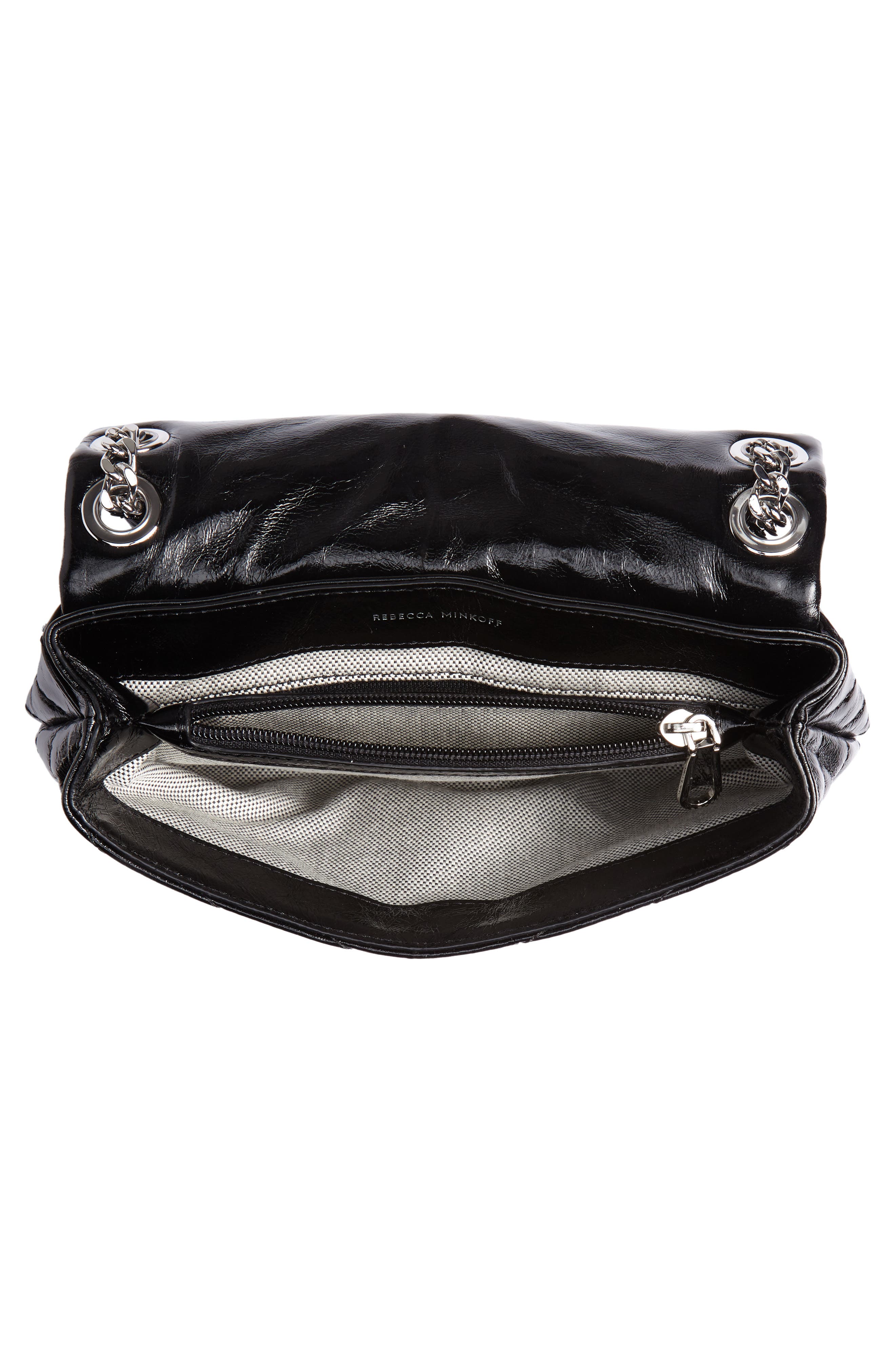 Rebecca Minkoff Edie Beaded Leather Crossbody Bag, Alternate, color, 