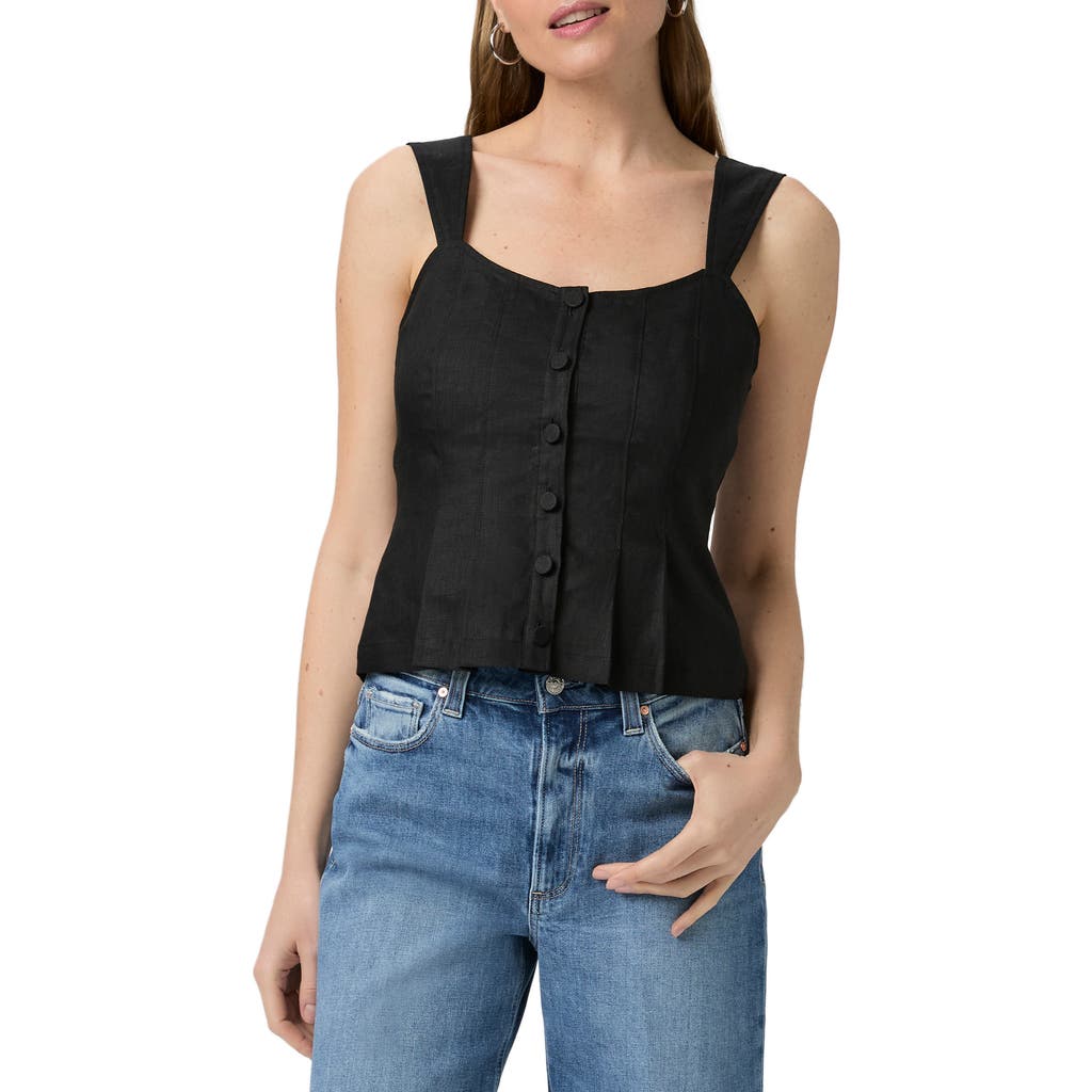 PAIGE PAIGE ROMI LINEN CORSET TOP