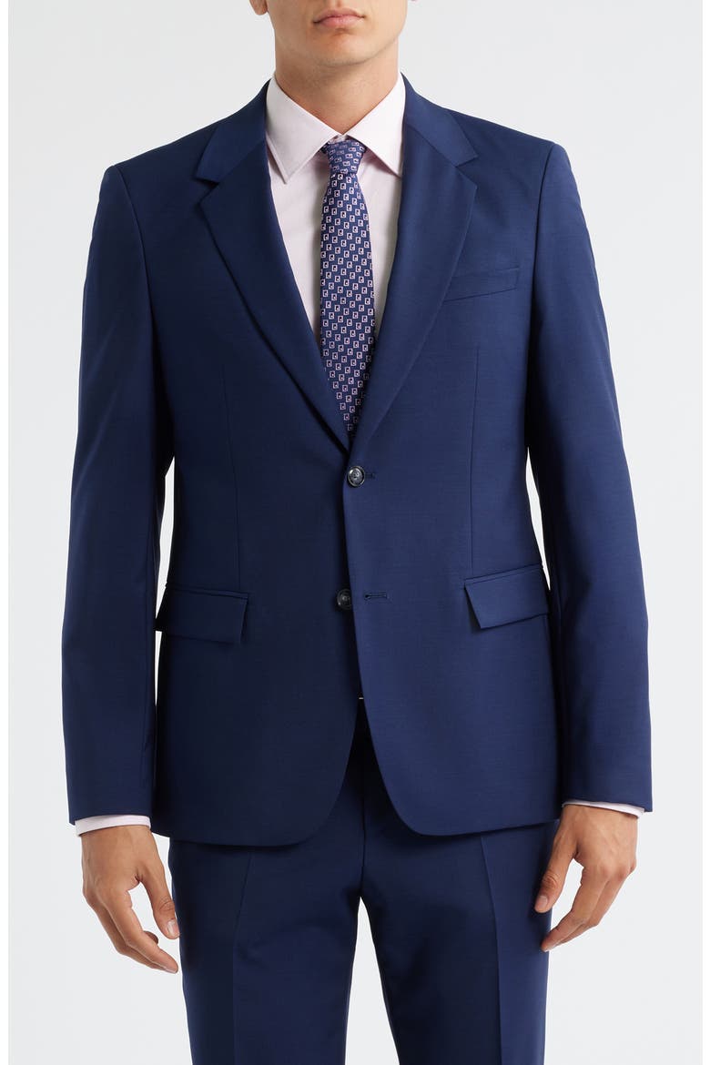 Houston Navy Wool Sport Coat, Main, color, OPEN BLUE