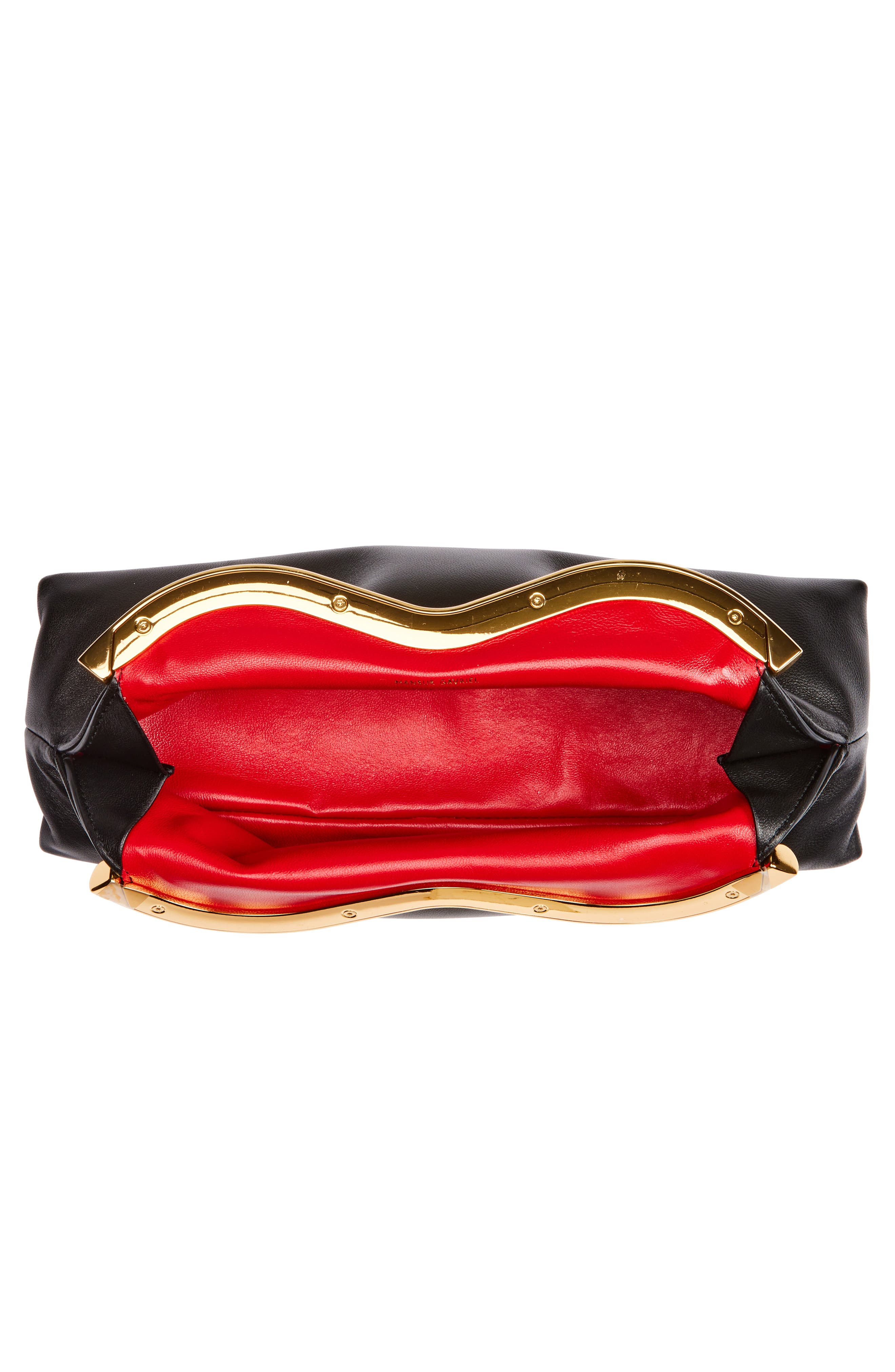 Mansur Gavriel Baci Leather Frame Shoulder Bag, Alternate, color, 