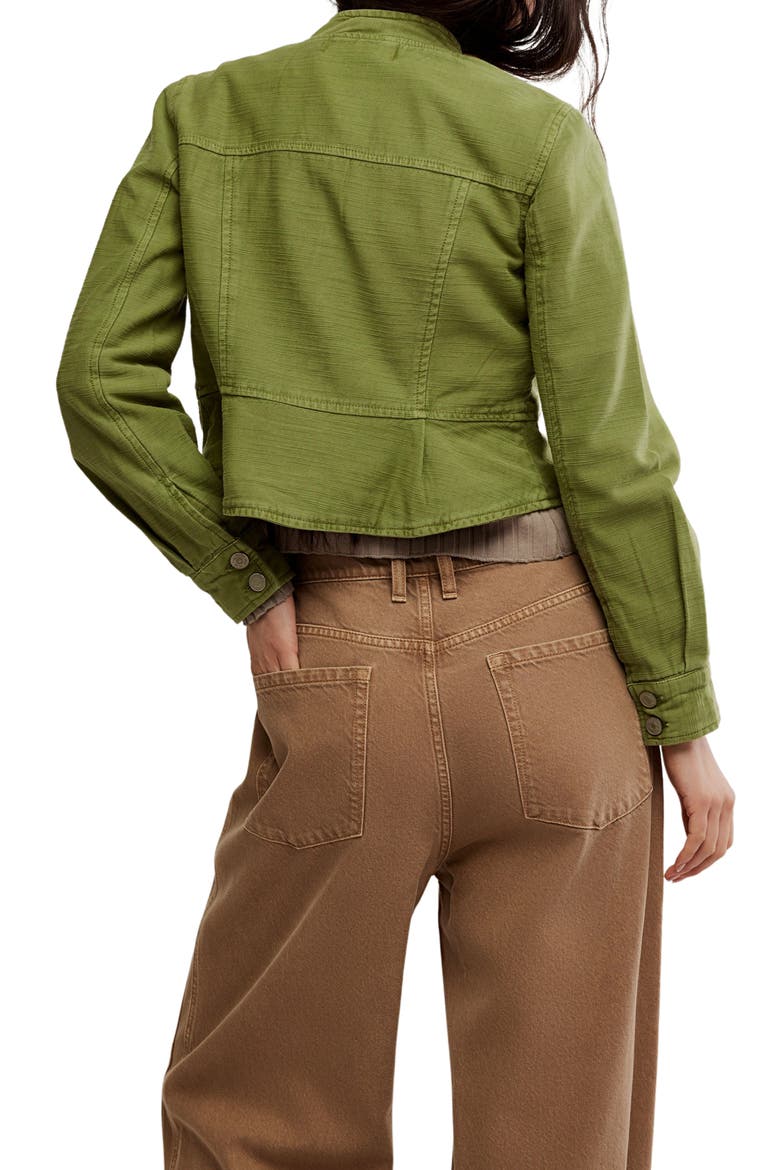 Jocelyn Utility Cotton Jacket, Alternate, color, CALLISTA GREEN