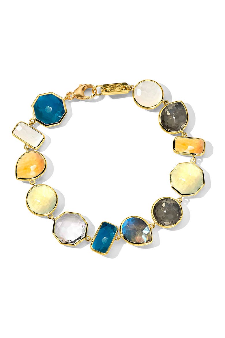 Rock Candy® Flexible Bracelet, Main, color, GOLD
