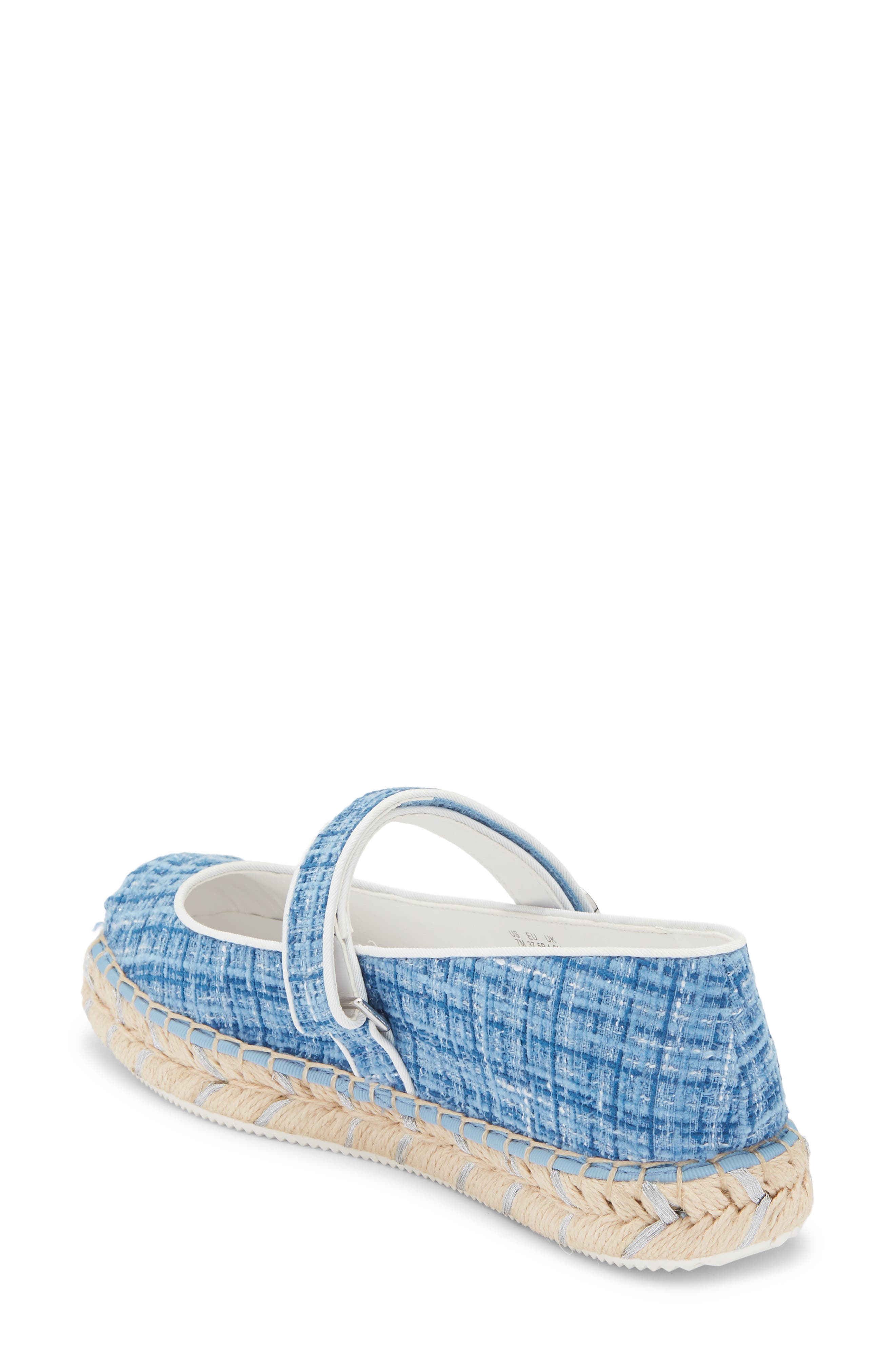 KARL LAGERFELD PARIS Mikai Mary Jane Espadrille Flat, Alternate, color, Cornflower Blue