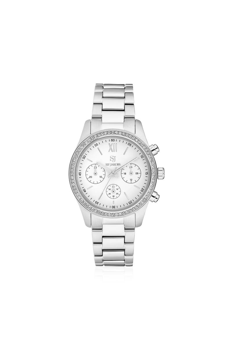 Sif Jakobs Jewellery Watch Domenica, Main, color, Stainless Steel Silver