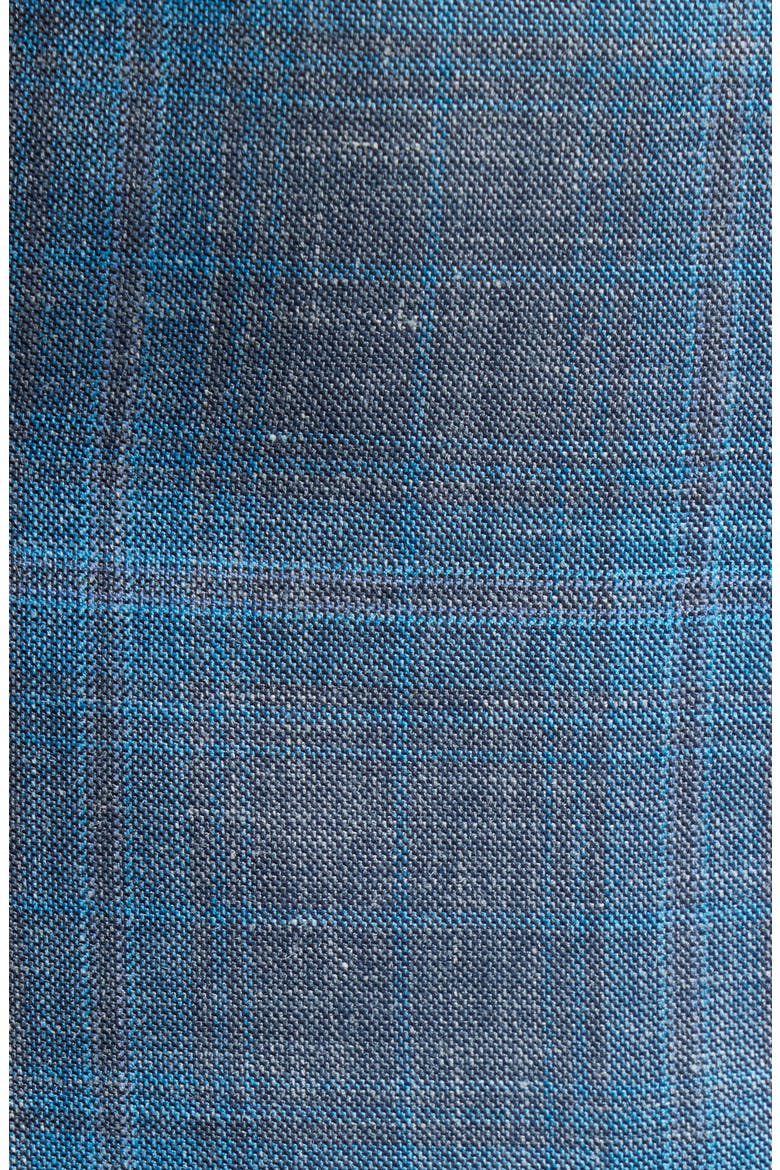 Teal & Blue Slub Wool Blend Sport Coat, Alternate, color, TEAL