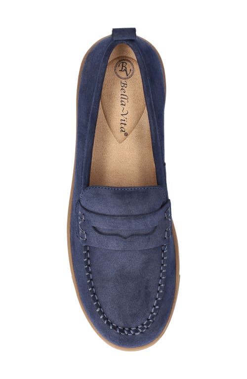 Bella Vita Bo Penny Loafer In Blue