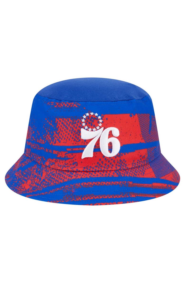 New Era Men's New Era Royal/Red Philadelphia 76ers Tip-Off Bucket Hat, Alternate, color, Royal
