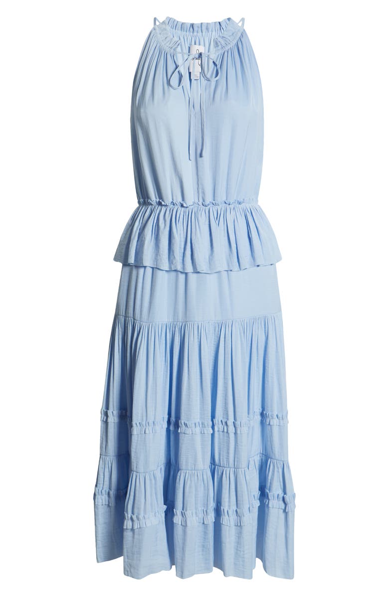 Sam Edelman Sleeveless Tiered Dress, Alternate, color, Light Blue
