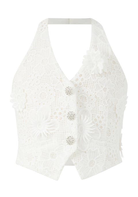Lucinda Embroidered Vest (Toddler, Little Kid & Big Kid)