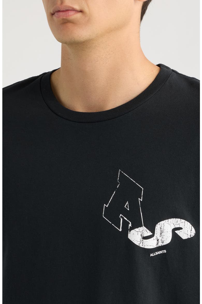 Upstaged Long Sleeve Organic Cotton T-Shirt, Alternate, color, WASHED BLACK