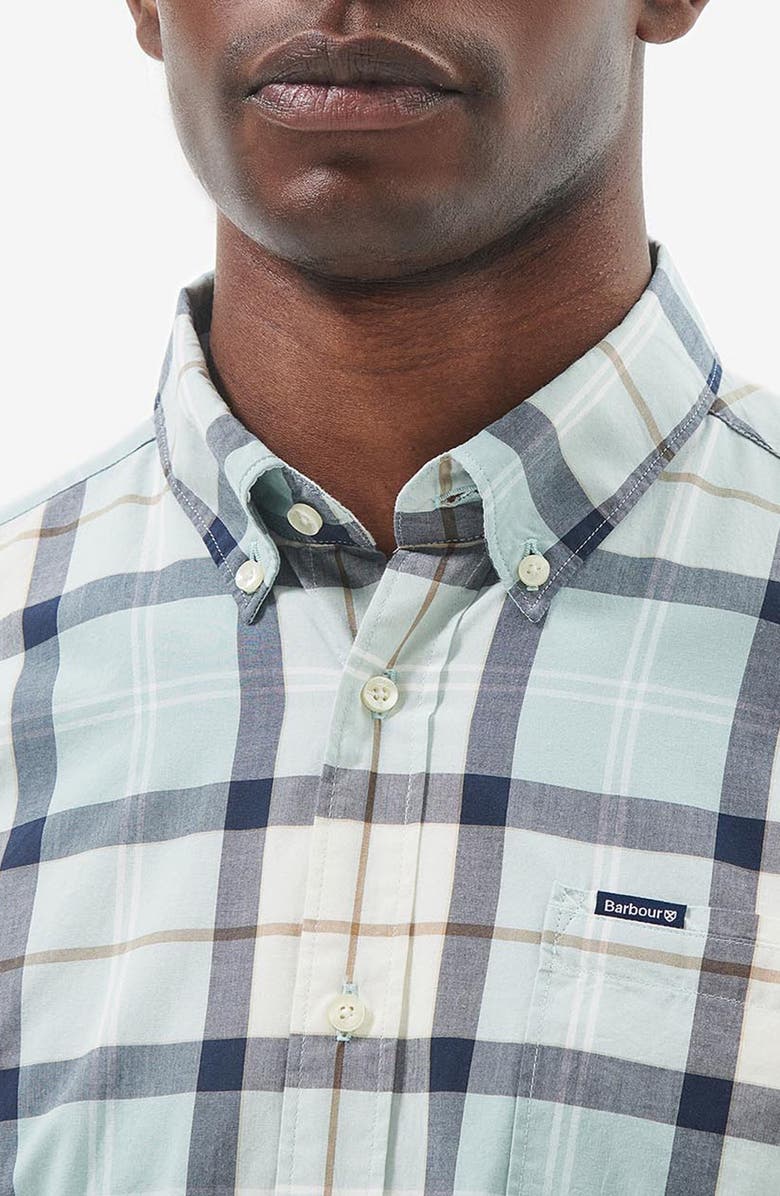 Barbour Rawley Tailored Fit Plaid Cotton Button-Down Shirt, Alternate, color, 