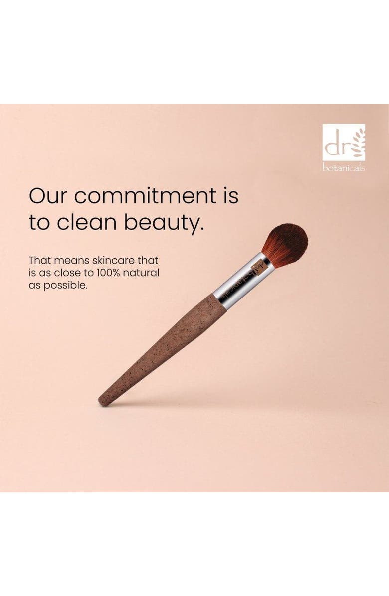 DR BOTANICALS Coffee Ground Illuminating Brush for Anti-Aging, Brightening, Alternate, color, White