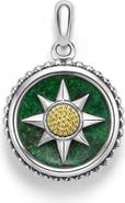 LAGOS Men's Anthem Small Jade Sunburst Amulet