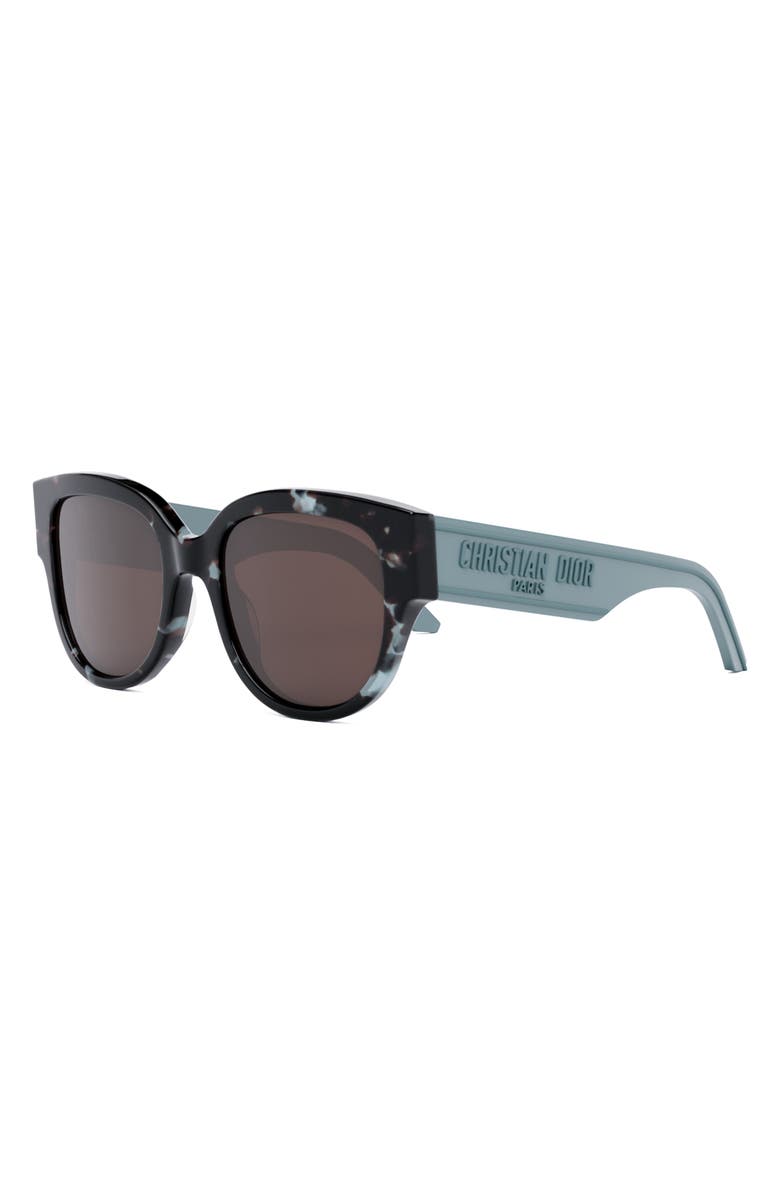 DIOR Wildior BU 54mm Butterfly Sunglasses, Alternate, color, 