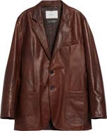 Second Layer Saico Leather Blazer