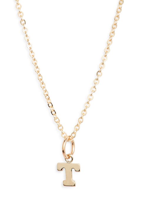 Initial Pendant Necklace