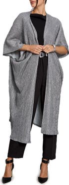 SAACHI Pleated Shimmer Duster