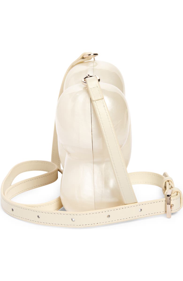 Simone Rocha Bow Acrylic Clutch, Alternate, color,