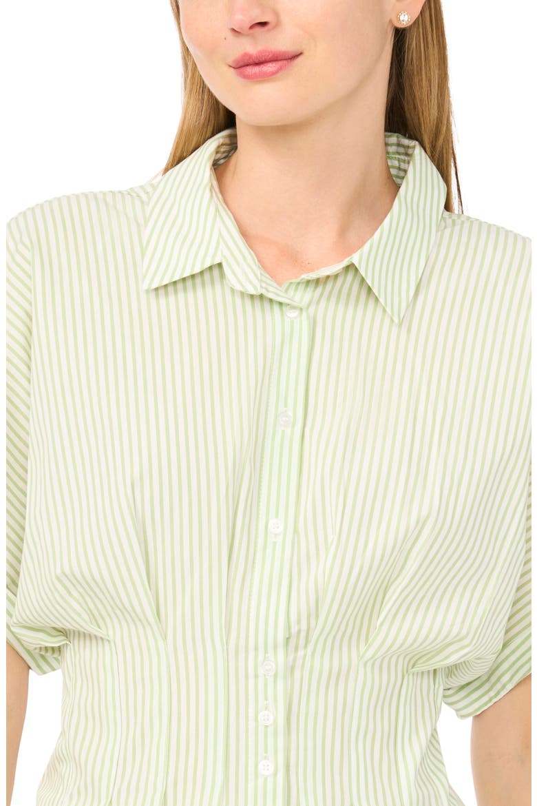Pleat Waist Top, Alternate, color, PALE LIME