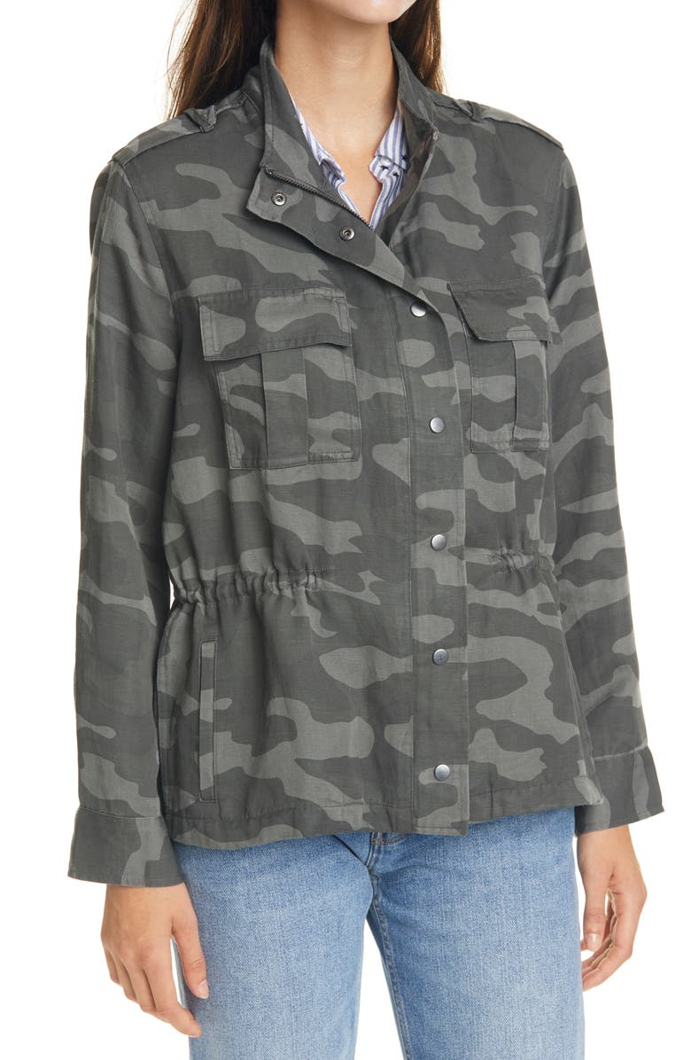 Rails Trey Camo Print Utility Jacket, Alternate, color, 