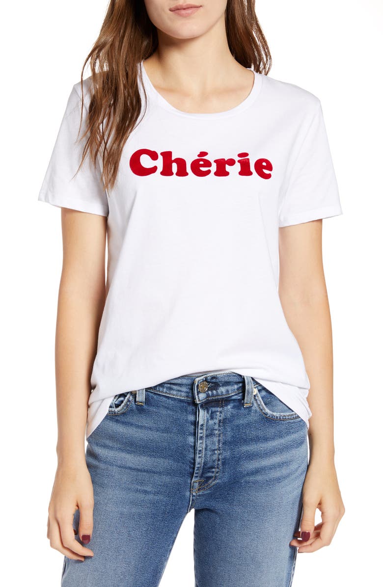 French Connection Chérie Tee, Main, color,
