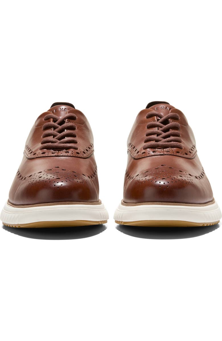 Cole Haan Eon Wingtip Oxford Sneaker, Alternate, color, Woodbury/ Ivory
